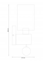 Светильник настенный бра Lucia Tucci Natura W096.1