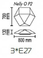 Потолочный светильник Nelly O P2 10 10s