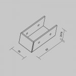 Комплектующие для уличной трековой системы Maytoni O-TR001-EC Комплектующие для уличной трековой системы Elasity IP