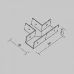 Комплектующие для профиля Outdoor O-TR001-TC-W