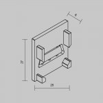 Комплектующие для уличной трековой системы Outdoor O-TR002-EC
