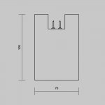 Уличный трековый светильник Outdoor O-TR01-2-S-16WW3K