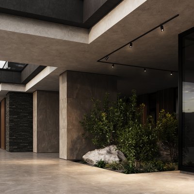 Уличный трековый светильник Outdoor O-TR02-1-S-20WB3K