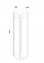 Ландшафтный светильник Maytoni O021FL-L10B3K Baker Street