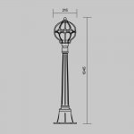 Ландшафтный светильник Maytoni O023FL-01G Via
