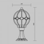 Ландшафтный светильник Maytoni O024FL-01G Via