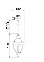 Подвесной светильник Maytoni O027PL-01B Rivoli