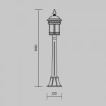 Ландшафтный светильник столб Maytoni O031FL-01BR Salamanca