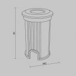 Встраиваемый светильник Maytoni O044DL-L1S3K3 Flash