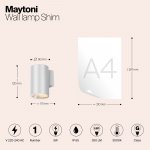 Настенный светильник (бра) Maytoni O303WL-L5W3K Shim