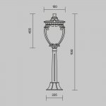 Ландшафтный светильник Maytoni O414FL-01BZ1