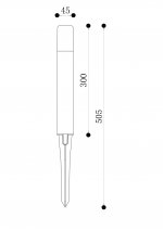 Ландшафтный светильник Maytoni O416FL-L3B3K1 Talpa