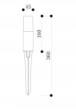Ландшафтный светильник Maytoni O416FL-L3B3K Talpa