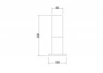 Ландшафтный светильник Maytoni O418FL-01B Willis