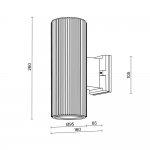 Настенный светильник (бра) Maytoni O419WL-02B Rando