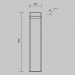 Ландшафтный светильник Maytoni O444FL-L13GF3K2 Sten