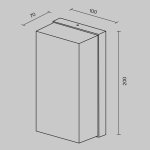Настенный светильник (бра) Maytoni O454WL-L10GF3K Badd
