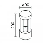 Настенный светильник (бра) Maytoni O458WL-L9GF3K Vint