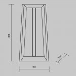 Ландшафтный светильник Maytoni O466FL-L12B3K Luft