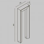 Ландшафтный светильник Maytoni O469FL-L12GF3K Frama