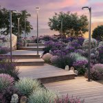 Парковый светильник Maytoni O472H-L50GF3K Dion