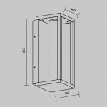 Настенный светильник бра Maytoni O480WL-L12B3K Expo