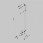 Ландшафтный светильник Maytoni O481FL-L7BWD3K Porte