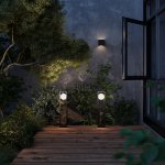 Настенный светильник (бра) Outdoor O483WL-L10GF3K