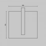 Уличный настенный светильник Outdoor O484WL-L6GF3K