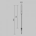 Ландшафтный светильник Maytoni O487FL-L3GF3K1 Flare