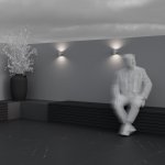 Настенный светильник (бра) Outdoor O490WL-L6W3K