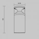 Ландшафтный светильник Outdoor O496FL-L21B3K1