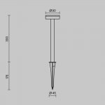 Ландшафтный светильник Outdoor O503FL-L4B3K