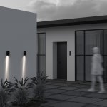 Уличный настенный светильник Outdoor O505WL-L3B3K