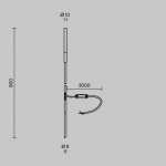 Ландшафтный светильник Outdoor O524FL-L2B3K