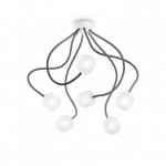 Потолочный светильник Ideal lux OCTOPUS PL6 NERO (174952)