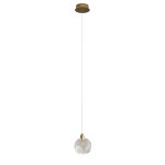 Подвесной светильник OD2440-1 gold/clear