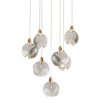 Подвесной светильник OD2440-7 gold/clear Подвесной светильник OD2440-7 gold/clear