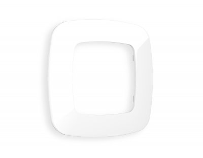 Рамка OMEGA Ecta (Белый глянец) 1-ая OF140101 Ambrella Volt Рамка OMEGA Ecta (Белый глянец) 1-ая OF140101 Ambrella Volt