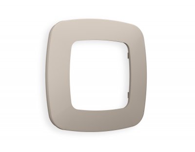 Рамка OMEGA Ecta (Серо-бежевый матовый) 1-ая OF140361 Ambrella Volt Рамка OMEGA Ecta (Серо-бежевый матовый) 1-ая OF140361 Ambrella Volt