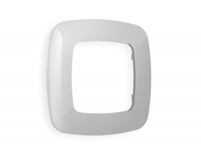 Рамка OMEGA Ecta (Серебро глянец) 1-ая OF140401 Ambrella Volt Рамка OMEGA Ecta (Серебро глянец) 1-ая OF140401 Ambrella Volt