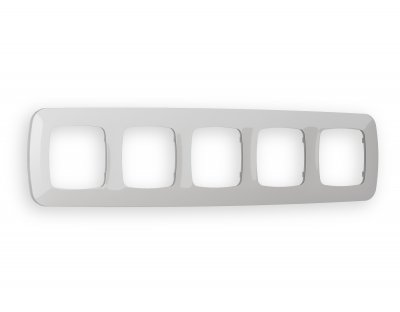 Рамка OMEGA Ecta (Серебро глянец) 5-ая OF140405 Ambrella Volt