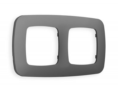 Рамка OMEGA Ecta (Антрацит серый) 2-ая OF140652 Ambrella Volt Рамка OMEGA Ecta (Антрацит серый) 2-ая OF140652 Ambrella Volt