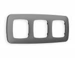 Рамка OMEGA Ecta (Антрацит серый) 3-ая OF140653 Ambrella Volt