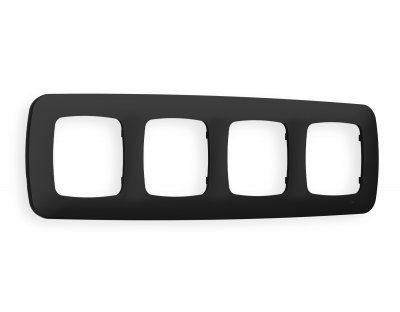 Рамка OMEGA Ecta (Черный матовый) 4-ая OF140704 Ambrella Volt Рамка OMEGA Ecta (Черный матовый) 4-ая OF140704 Ambrella Volt