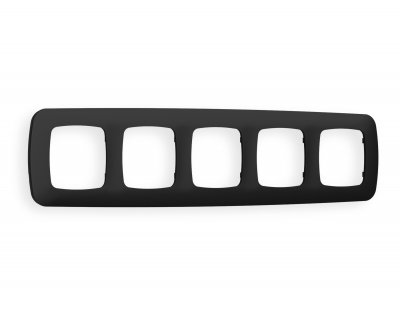 Рамка OMEGA Ecta (Черный матовый) 5-ая OF140705 Ambrella Volt