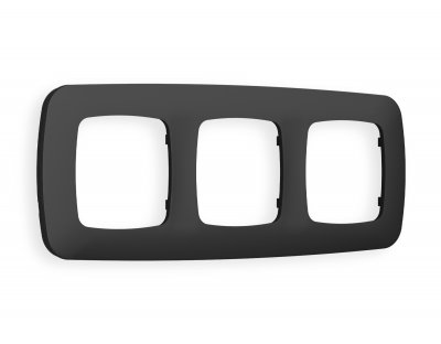 Рамка OMEGA Ecta (Графит Мягкое касание) 3-ая OF140803 Ambrella Volt Рамка OMEGA Ecta (Графит Мягкое касание) 3-ая OF140803 Ambrella Volt