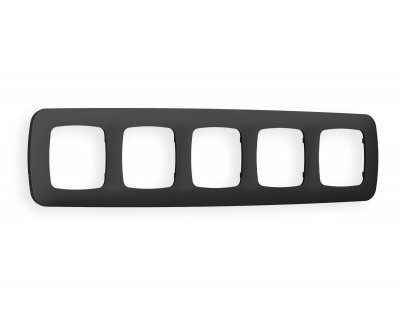 Рамка OMEGA Ecta (Графит Мягкое касание) 5-ая OF140805 Ambrella Volt