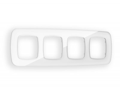 Рамка OMEGA Radian (Белый Стекло органическое) 4-ая OF320104 Ambrella Volt Рамка OMEGA Radian (Белый Стекло органическое) 4-ая OF320104 Ambrella Volt