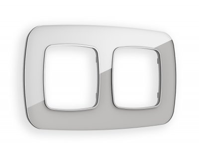 Рамка OMEGA Radian (Серебро Стекло органическое) 2-ая OF320402 Ambrella Volt